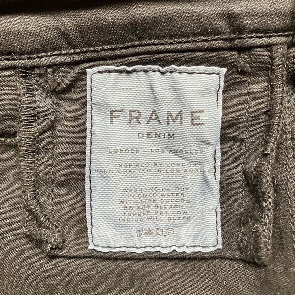 High-waisted long black Frame Denim flare jeans - Picture 8 of 10